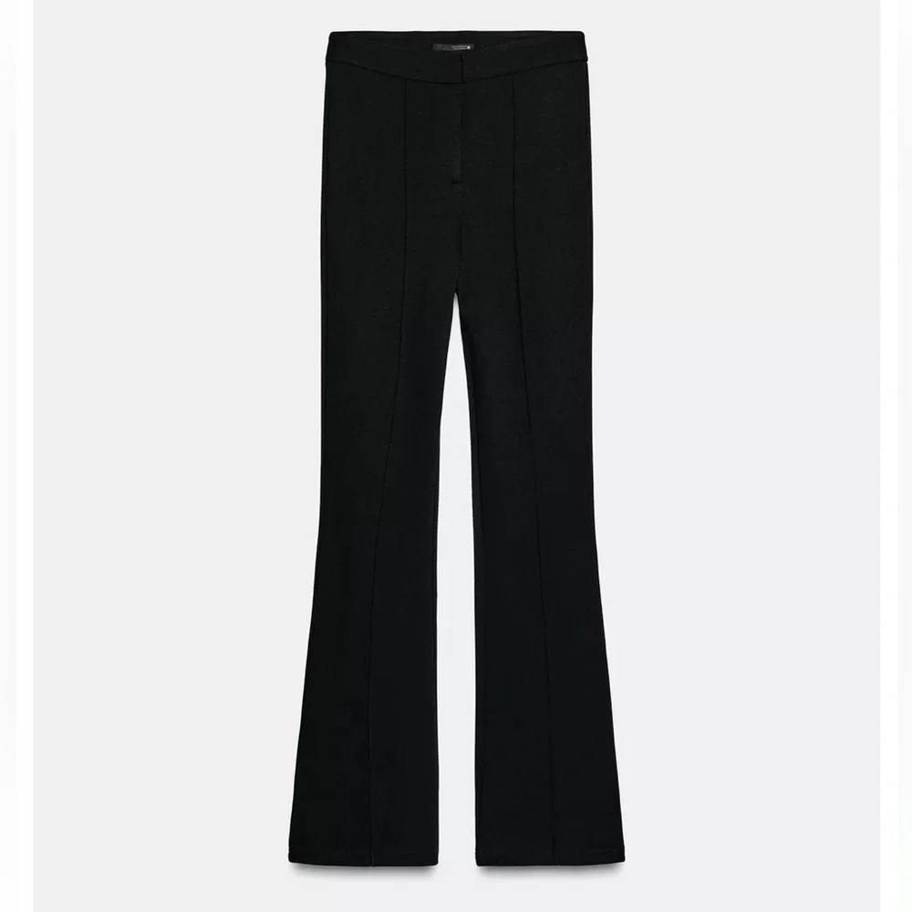 Zara NWT black flare pants